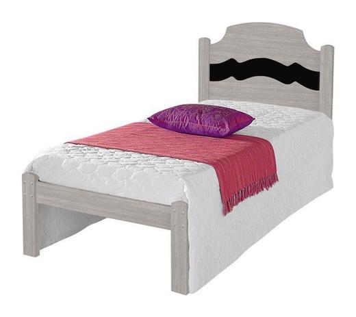 Cama de Solteiro Iris Carvalho com Preto com Branco - Cambel Móveis - Móveis cambel Menor preço em Cama de Solteiro Iris Carvalho com Preto com Branco - Cambel Móveis - Móveis cambel