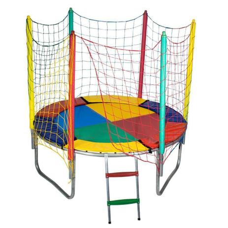 Cama Elástica 1,83m ChicoPlay Lona Colorida Nacional é ruim? Cama Elástica 1,83m ChicoPlay Lona Colorida Nacional é boa?