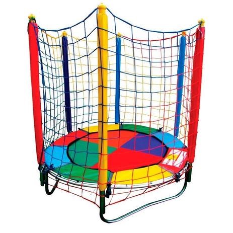 Cama Elástica Nacional 1,40m Full Collors - Mundi toys Menor preço em Cama Elástica Nacional 1,40m Full Collors - Mundi toys