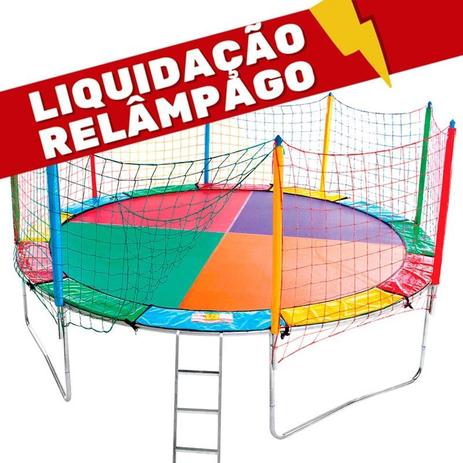 Cama Elástica Nacional 3,70m - Mundi Toys Menor preço em Cama Elástica Nacional 3,70m - Mundi Toys