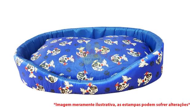 Cama Europa Nylon P Azul para Cães e Gatos - Nova pet Menor preço em Cama Europa Nylon P Azul para Cães e Gatos - Nova pet