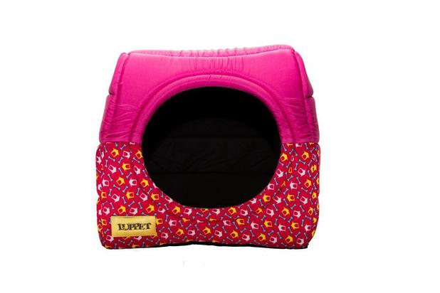 Cama Iglu e Toca Para Cachorro Luxo Luppet Rosa Casinha Menor preço em Cama Iglu e Toca Para Cachorro Luxo Luppet Rosa Casinha