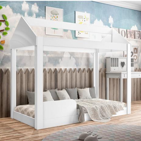 Cama Infantil 160cm Casinha Montessoriana Crystal J&A Móveis Branco é ruim? Cama Infantil 160cm Casinha Montessoriana Crystal J&A Móveis Branco é boa?
