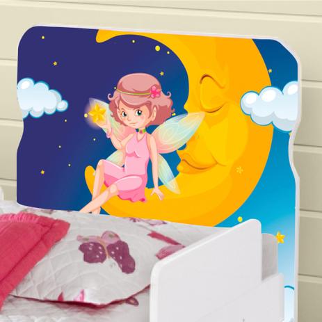 Menor preço em Cama Infantil Adesivada Fadinha Encantada com Colchão - Casah