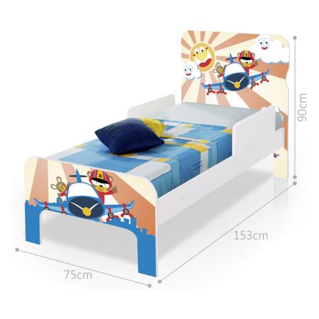 Cama Infantil Adesivada Patrulha Ursinhos - Casah Menor preço em Cama Infantil Adesivada Patrulha Ursinhos - Casah