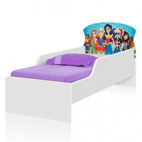 Cama Infantil Adesivada Safira Super Meninas com Colchão - Tebarrot Menor preço em Cama Infantil Adesivada Safira Super Meninas com Colchão - Tebarrot