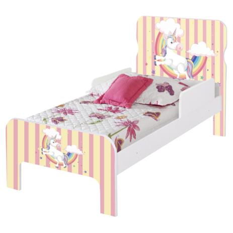 Cama Infantil Adesivada Unicórnio Meigo - Casah Menor preço em Cama Infantil Adesivada Unicórnio Meigo - Casah