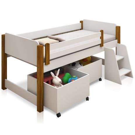 Cama Infantil Alta Mary com Nichos para Brinquedos - Divaloto é boa?