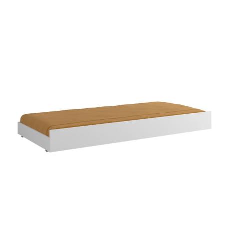 Cama Infantil Auxiliar 189 x 83 cm 354.010 Branco Premium - Multimóveis Menor preço em Cama Infantil Auxiliar 189 x 83 cm 354.010 Branco Premium - Multimóveis