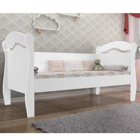 Cama Infantil Baba Nicole JA Móveis Branco Menor preço em Cama Infantil Baba Nicole JA Móveis Branco