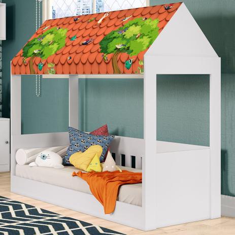 Cama Infantil Baixa Com Telhado e Lateral Kd1640 Bac Branco - Quiditá móveis Menor preço em Cama Infantil Baixa Com Telhado e Lateral Kd1640 Bac Branco - Quiditá móveis