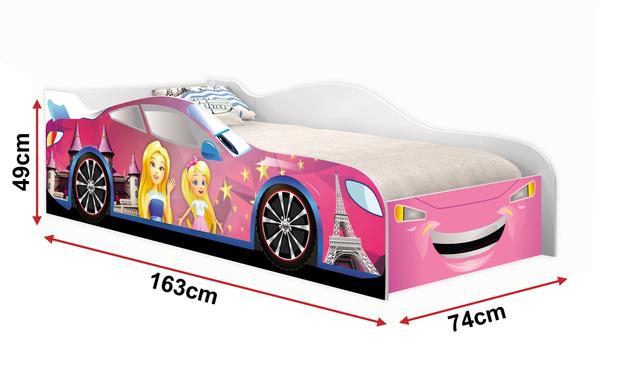 Cama Infantil Barbie com Colchão, Quarto para Criança - Moveis print é boa?