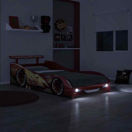 Cama Infantil Carros Disney Star 1a Vermelho Pura Magia Cama Infantil Carros Disney Plus Mcqueen Com Luz De Led E Aerofolio Pura Magia Cama Infantil Magazine Luiza