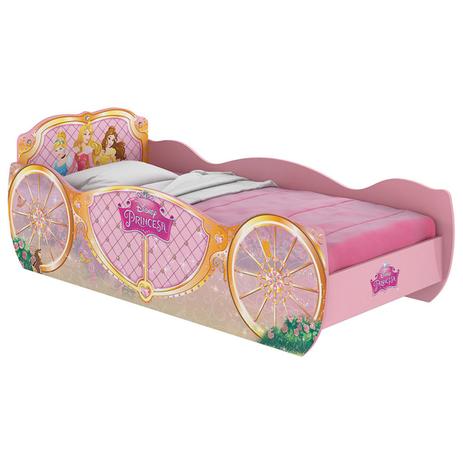 Jogo de Quarto Infantil Cama Princesas Disney Star com Dorsel e