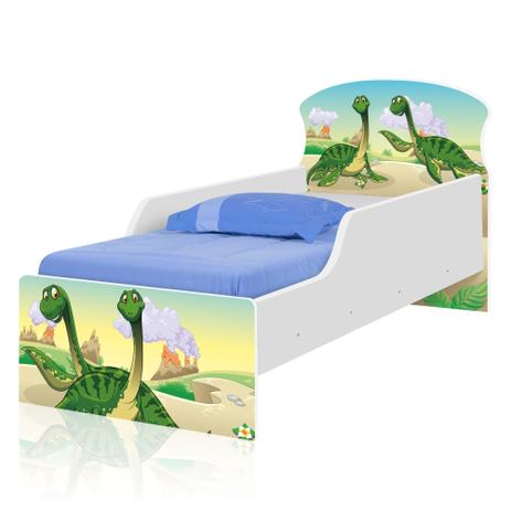 Cama Infantil Casal Dinossauros - Tebarrot Menor preço em Cama Infantil Casal Dinossauros - Tebarrot