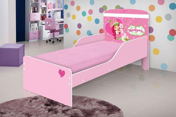 Cama Infantil Criança Grade de Proteção Moranguinho Cor Rosa - Ja moveis Menor preço em Cama Infantil Criança Grade de Proteção Moranguinho Cor Rosa - Ja moveis