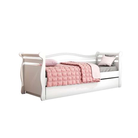 Cama Infantil Crital com Cama Auxiliar Branca - Tcil Menor preço em Cama Infantil Crital com Cama Auxiliar Branca - Tcil