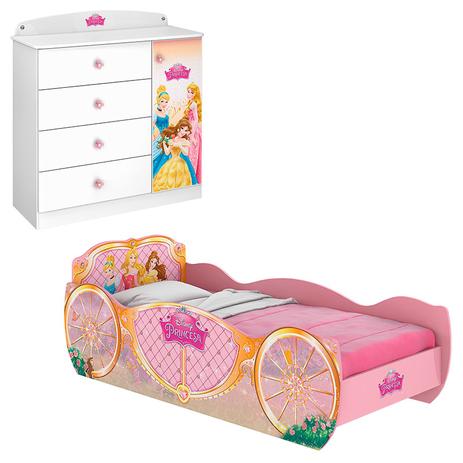 Cama Infantil e Cômoda Infantil Princesas Disney Star - Pura Magia - Moveis estrela Menor preço em Cama Infantil e Cômoda Infantil Princesas Disney Star - Pura Magia - Moveis estrela