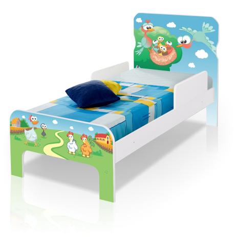 Menor preço em Cama Infantil Fazendinha Adesivada com Colchão - Casah