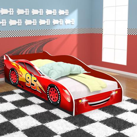 Menor preço em Cama infantil/ mini cama infantil  95 vermelho c/ colchão - rpm móveis - Rpm moveis