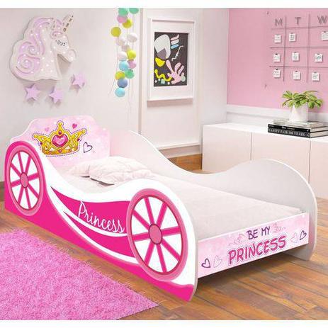 Cama infantil/ mini cama infantil carruagem princess c/ colchão - rpm móveis - Rpm moveis Menor preço em Cama infantil/ mini cama infantil carruagem princess c/ colchão - rpm móveis - Rpm moveis