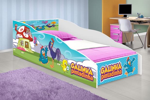 Cama Infantil Minnie Vermelha, cama para criança - Moveis print Menor preço em Cama Infantil Minnie Vermelha, cama para criança - Moveis print