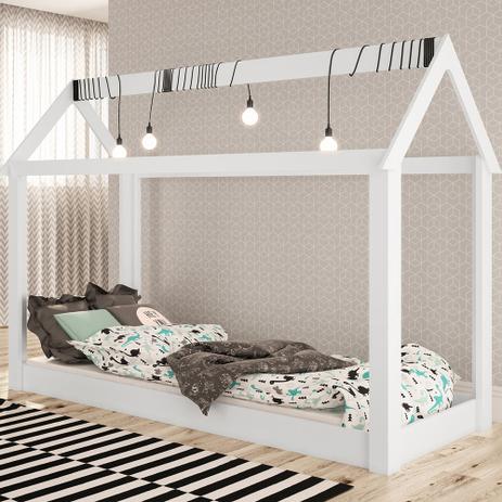 Cama Infantil Montessoriana By 400 Branco - Completa moveis Menor preço em Cama Infantil Montessoriana By 400 Branco - Completa moveis