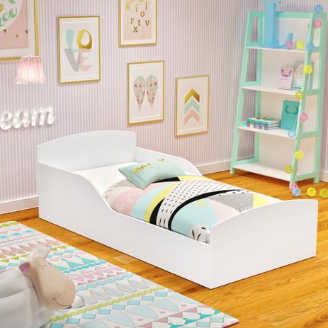 Cama Infantil Montessoriana Sonho com Colchão D20 - Branca - RPM Móveis Menor preço em Cama Infantil Montessoriana Sonho com Colchão D20 - Branca - RPM Móveis