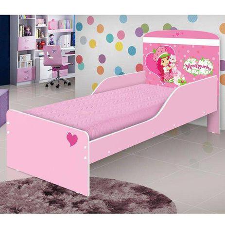 Cama Infantil Nicole Rosa Moranguinho - JA Móveis - J a móveis Menor preço em Cama Infantil Nicole Rosa Moranguinho - JA Móveis - J a móveis