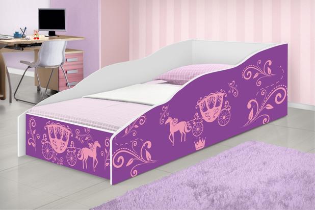 Cama Infantil Play Carruagem Rosa com Colchão - Casah Menor preço em Cama Infantil Play Carruagem Rosa com Colchão - Casah