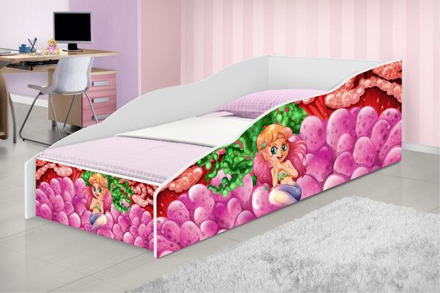 Cama Infantil Play Sereia Rosa com Colchão - Casah Menor preço em Cama Infantil Play Sereia Rosa com Colchão - Casah