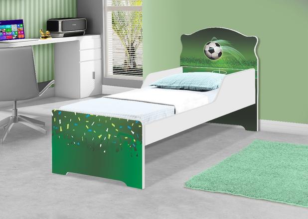 Cama Infantil Uly Copa Futebol com Colchão - Casah Menor preço em Cama Infantil Uly Copa Futebol com Colchão - Casah