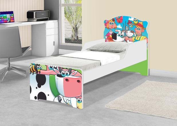 Cama Infantil Uly Fazendinha e Vaquinha - Casah Menor preço em Cama Infantil Uly Fazendinha e Vaquinha - Casah