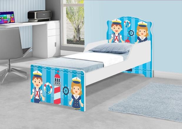 Cama Infantil Uly Marinheiros Meninos e Meninas - Casah Menor preço em Cama Infantil Uly Marinheiros Meninos e Meninas - Casah