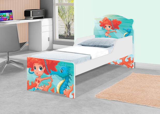Cama Infantil Uly Sereia Menina - Casah Menor preço em Cama Infantil Uly Sereia Menina - Casah