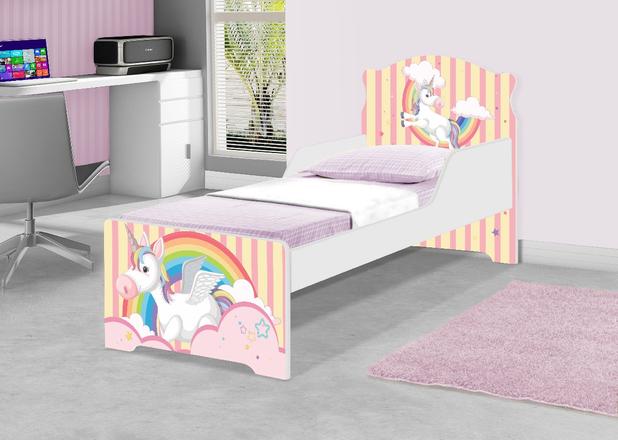 Cama Infantil Uly Unicórnio Chamego com Colchão - Casah Menor preço em Cama Infantil Uly Unicórnio Chamego com Colchão - Casah