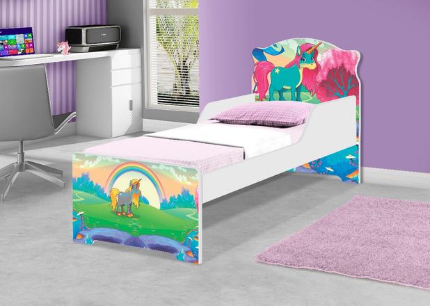 Cama Infantil Uly Unicórnio Feliz - Casah Menor preço em Cama Infantil Uly Unicórnio Feliz - Casah