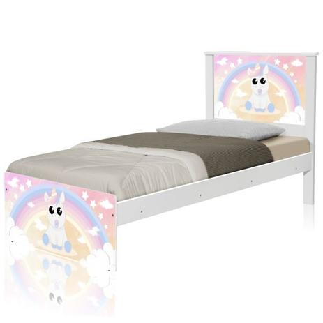 Cama Juvenil Barcelona Unicórnio Baby - Tebarrot Menor preço em Cama Juvenil Barcelona Unicórnio Baby - Tebarrot