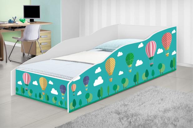 Cama Juvenil Club Balão Nas Nuvens - Casah Menor preço em Cama Juvenil Club Balão Nas Nuvens - Casah