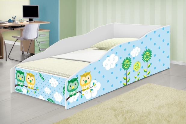 Cama Juvenil Club Corujas com Colchão - Casah Menor preço em Cama Juvenil Club Corujas com Colchão - Casah