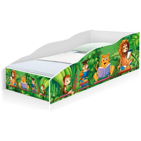 Cama Juvenil Club Livro na Floresta com Colchão - Casah Menor preço em Cama Juvenil Club Livro na Floresta com Colchão - Casah