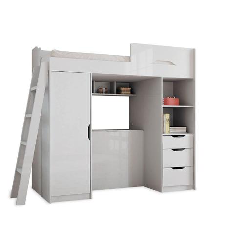 Cama Multifuncional Solteiro Conect 2 Portas 3 Gavetas Santos Andirá 226066 - Santos andira Menor preço em Cama Multifuncional Solteiro Conect 2 Portas 3 Gavetas Santos Andirá 226066 - Santos andira