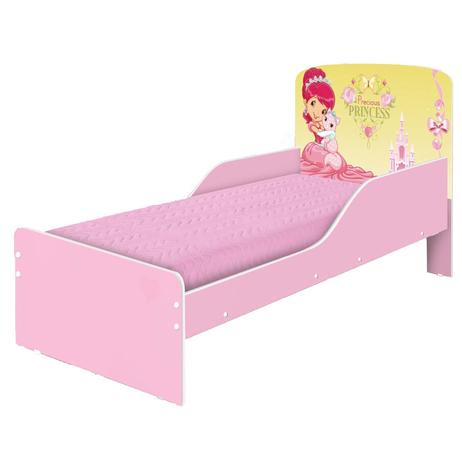 Cama Nicole Infantil Rosa Princesa - Ja móveis Menor preço em Cama Nicole Infantil Rosa Princesa - Ja móveis
