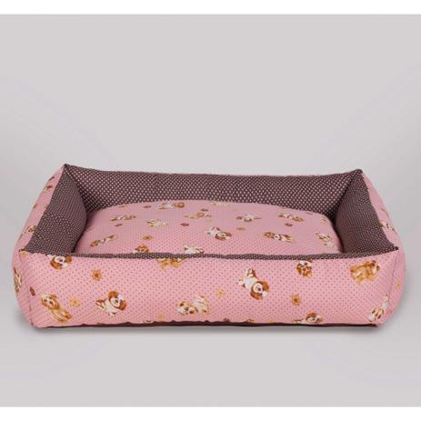 Cama Pet - Tamanho P - Rosa - Casaborda Menor preço em Cama Pet - Tamanho P - Rosa - Casaborda