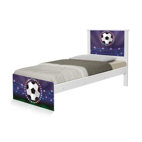 Cama Solteiro Adesivada Copa Futebol Estádio - Tebarrot Menor preço em Cama Solteiro Adesivada Copa Futebol Estádio - Tebarrot