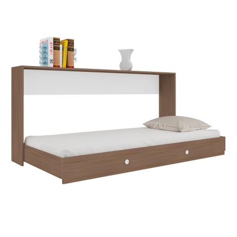 Cama Solteiro Articulável Sun Montana e Branca - Art in móveis Menor preço em Cama Solteiro Articulável Sun Montana e Branca - Art in móveis