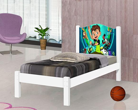 Menor preço em Cama Solteiro Ben 10, Cama Infantil, Cama para Menino - Moveis print