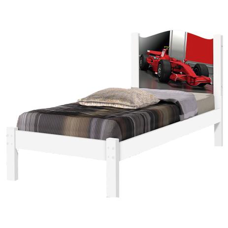 Cama Solteiro Carro de Corrida Vermelho - Cambel Menor preço em Cama Solteiro Carro de Corrida Vermelho - Cambel