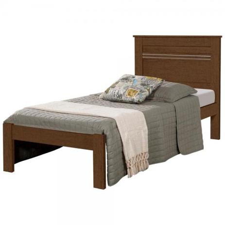 Cama Solteiro Dallas II Mel com Colchão - Tebarrot Menor preço em Cama Solteiro Dallas II Mel com Colchão - Tebarrot