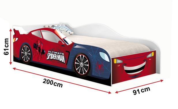 Cama solteiro Homem Aranha com Colchão, Quarto de Menino - Moveis print é boa?